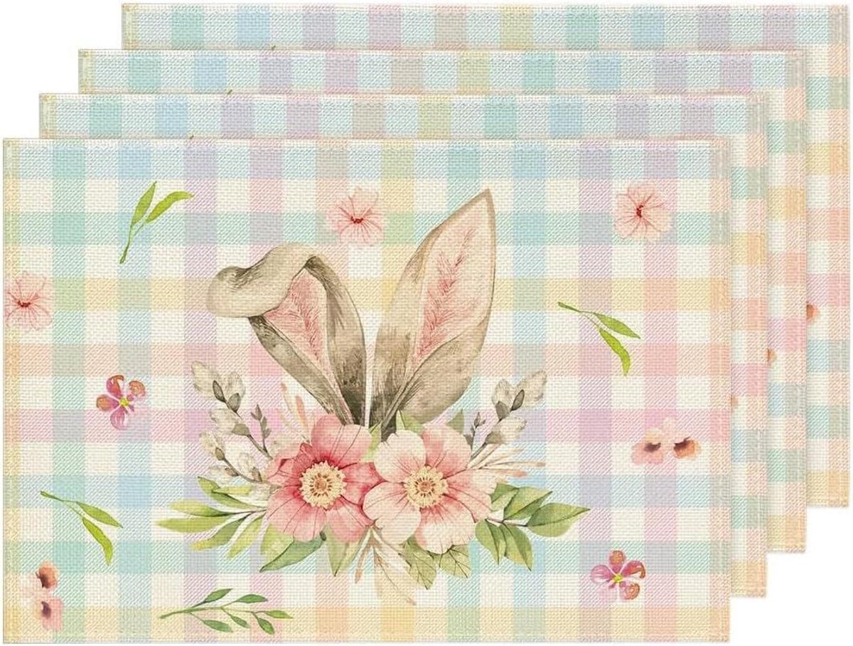 Paas Placemats - Tafeldecoratie Pasen - Feestelijke Tafel - 37 Designs - 30 x 45 cm - Multicolor