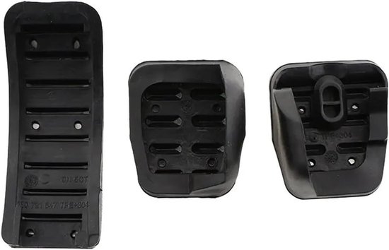 Pedaalhoezen Auto - Gas Rem Pedalen - Verbeteren Rijervaring - Antislip Ontwerp - 3 Stuks - Zilver — afbeelding 4