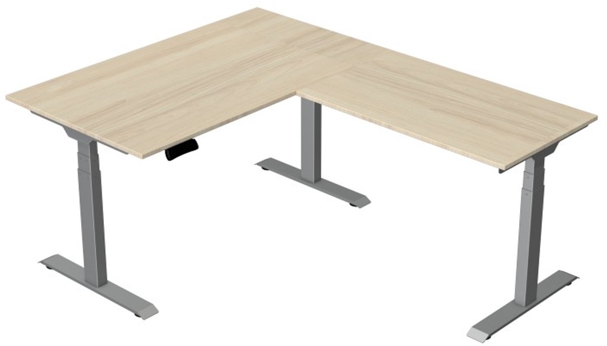 Elektrisch Zit-Sta Hoekbureau Move New Base 140x180 cm – Essen