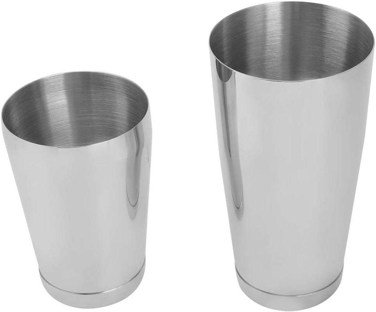 Cocktail Shaker Set - Mixbeker Bar - Drankjes Maken - Lekvrij Ontwerp - 550ml 850ml - Zilver