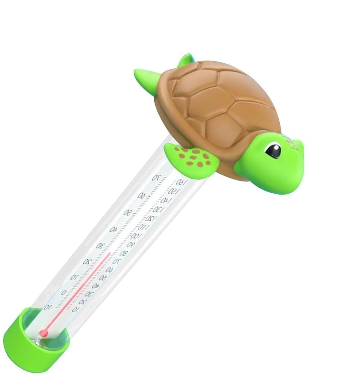 Watertemperatuurmeter - Badthermometer Zwembad - Veilig Baden - Dubbele Schaal - 26.4 cm - Zeeschildpad