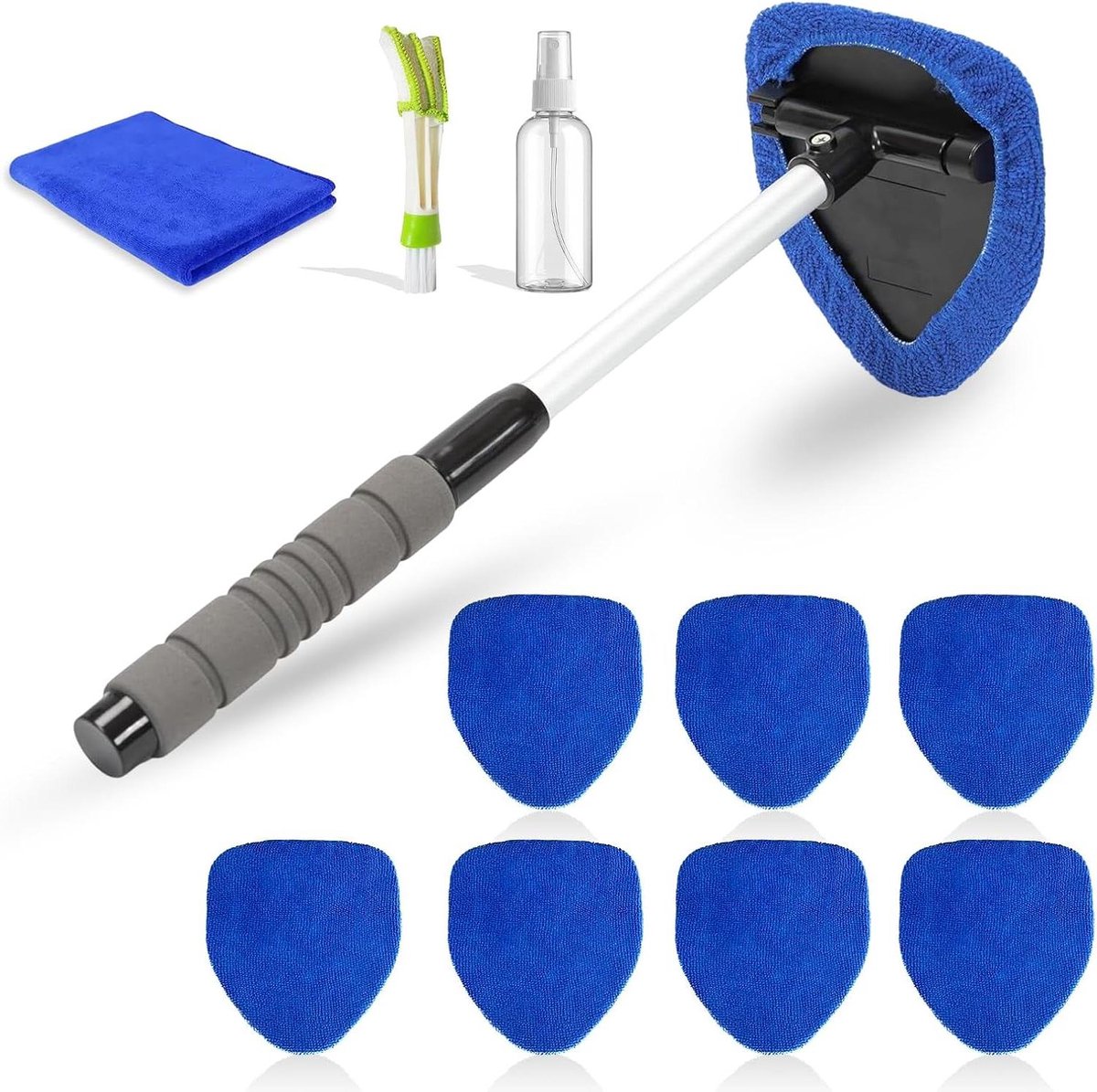 Ruitenreiniger Auto - Voorruitwisser Set - Auto Ramen Reinigen - 180 Graden Draaibaar - 33 x 15 x 4 cm