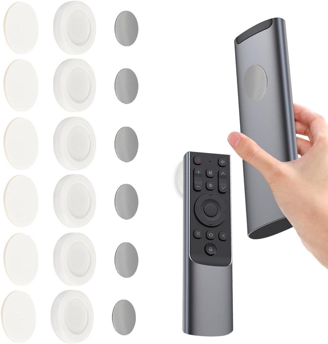 Magnetische Wandhouder voor Afstandsbediening - 5 Stuks - Ideaal voor Thuis en Kantoor - Ruimtebesparende Oplossing voor Organisatie en Opberging