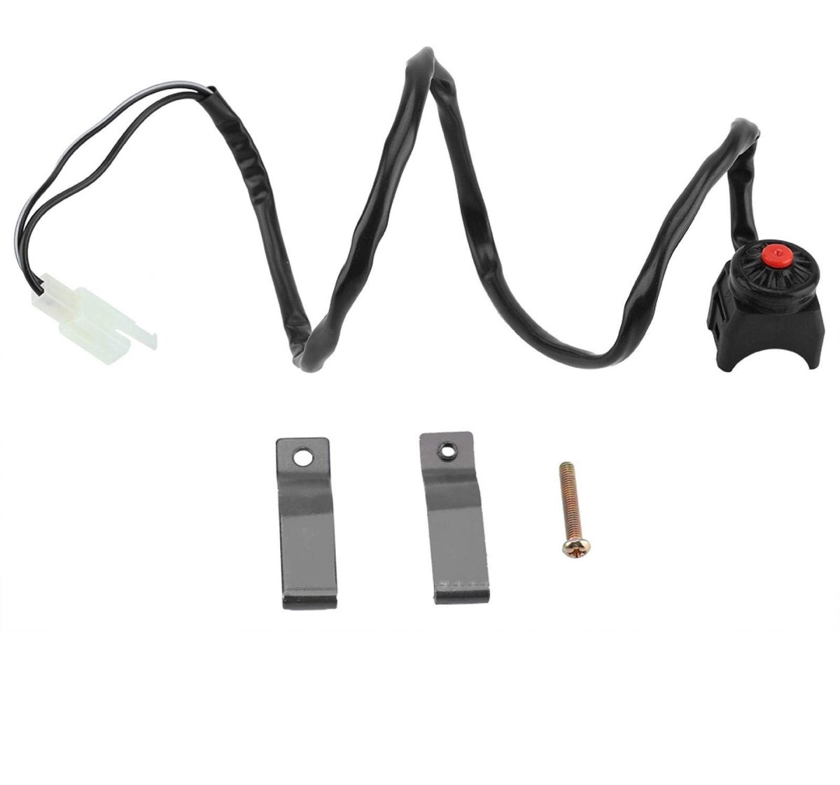 Dailygoody - Solidchoice - Dailygoody - Drukknop Starter Schakelaar - Universele Kill Switch - Duurzaam en Weerbestendig - Geschikt voor Motorrijwielen - Claxon Stop - Verbeter ..