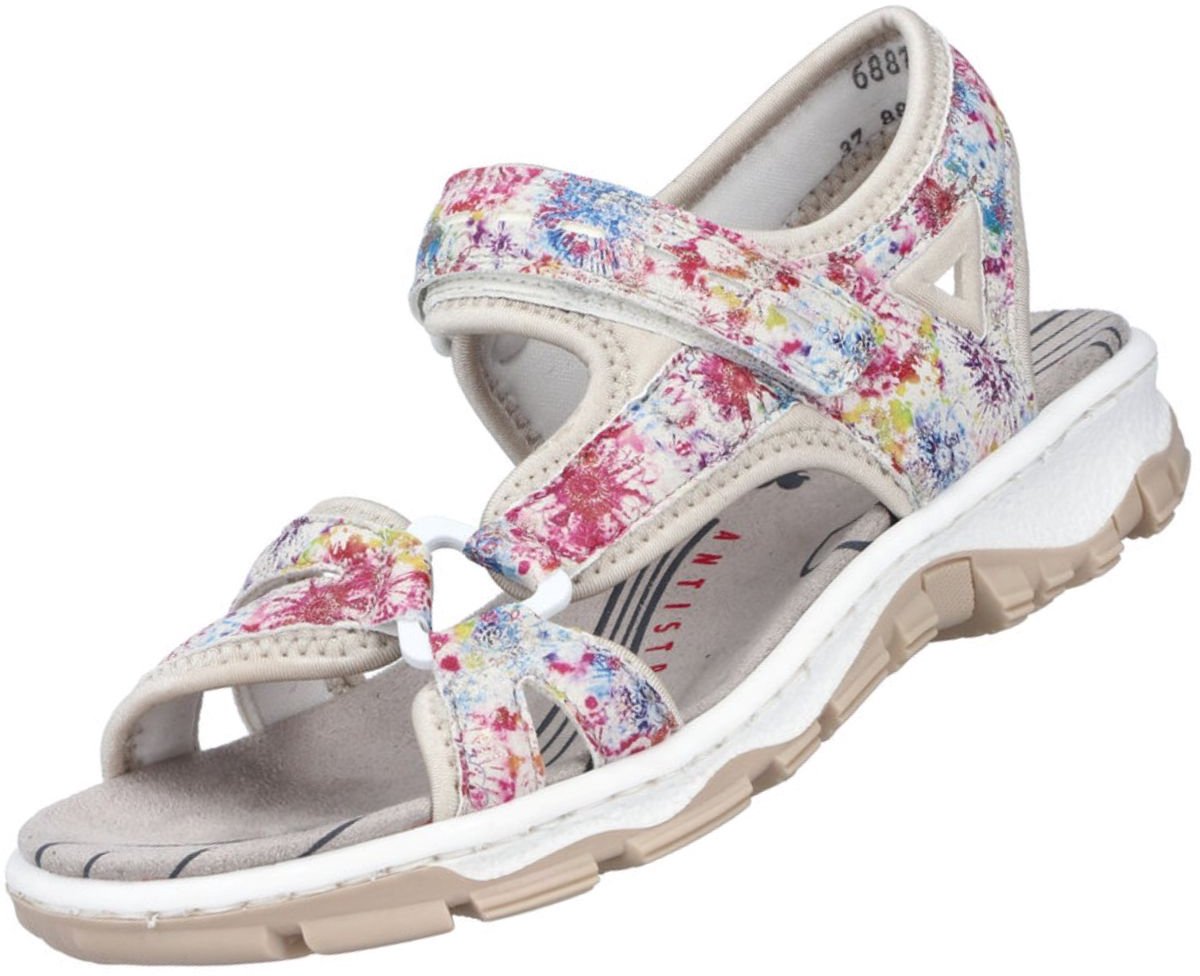 Rieker dames trekking sandalen gekleurd