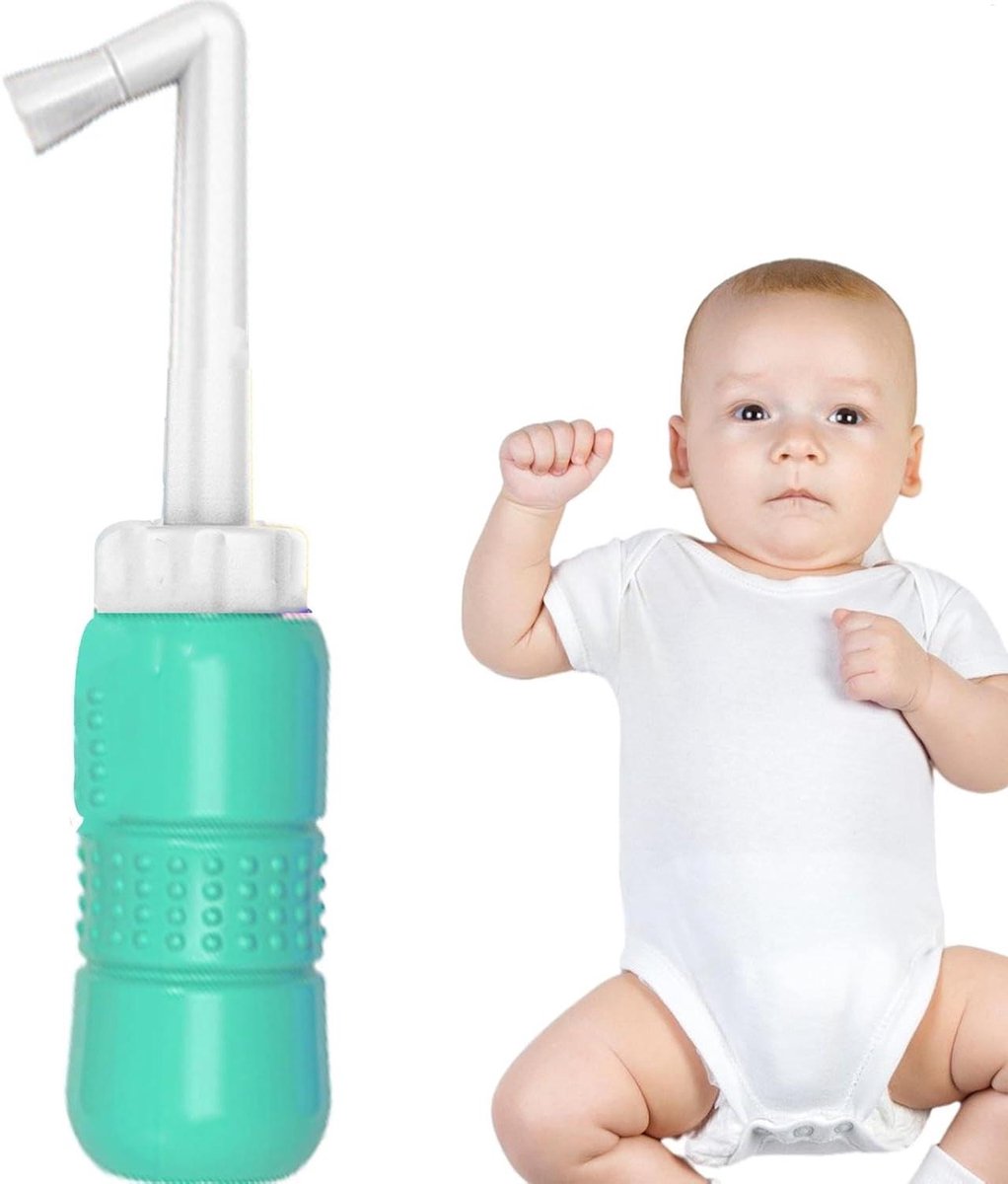Draagbaar Reisbidet - Persoonlijke Douche - Hygiëne Onderweg - Oplaadbaar Via USB - 300ml Capaciteit - Wit