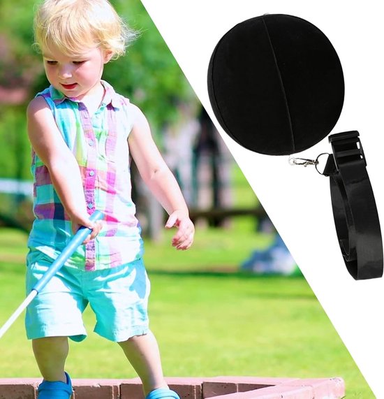 Golf Swing Trainer - Bal Oefenhulp - Golfslag Verbeteren - Verstelbare Ondersteuning - 15 cm - Zwart van GOLF — afbeelding 5
