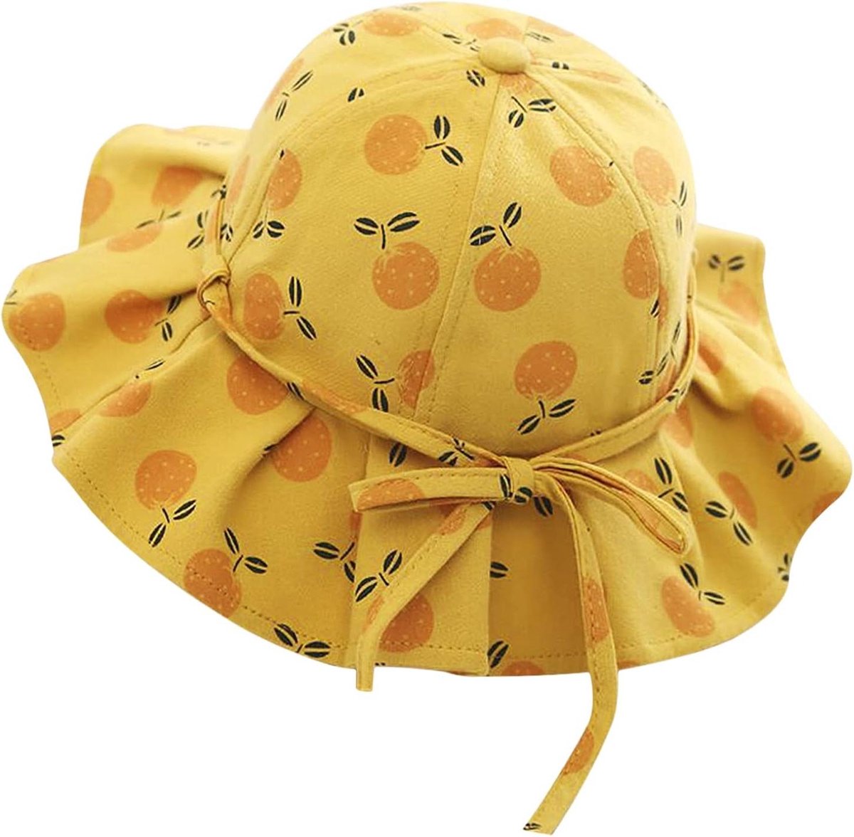 Baby Zonnehoed - Kinderpetje - Bescherming tegen zon - Brede rand - 46-52 cm - Multicolor
