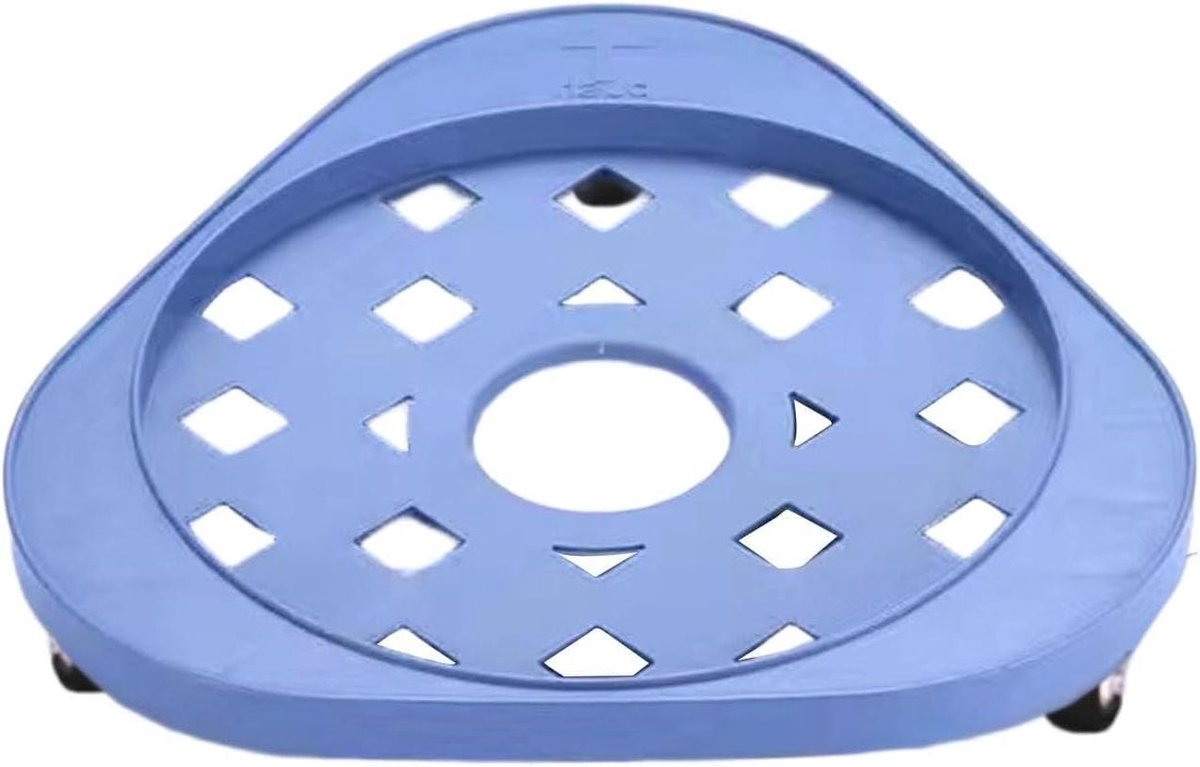Mobiele Emmerbasis - Emmerhouder - Materiaal Transport - 360 graden zwenkwiel - 32 cm breed - Zwart