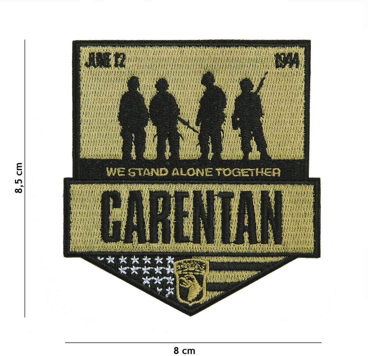 Embleem stof Carentan