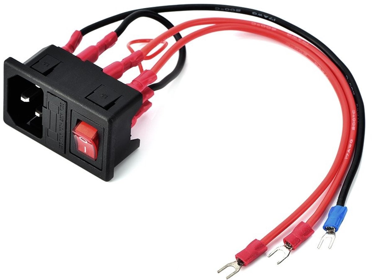Dailygoody - Solidchoice - Dailygoody - Aan/uit-schakelaar 3D-printer - Universele schakelaar - Eenvoudige installatie - 15A 220V/110V - Inclusief zekering - Geschikt voor alle ..