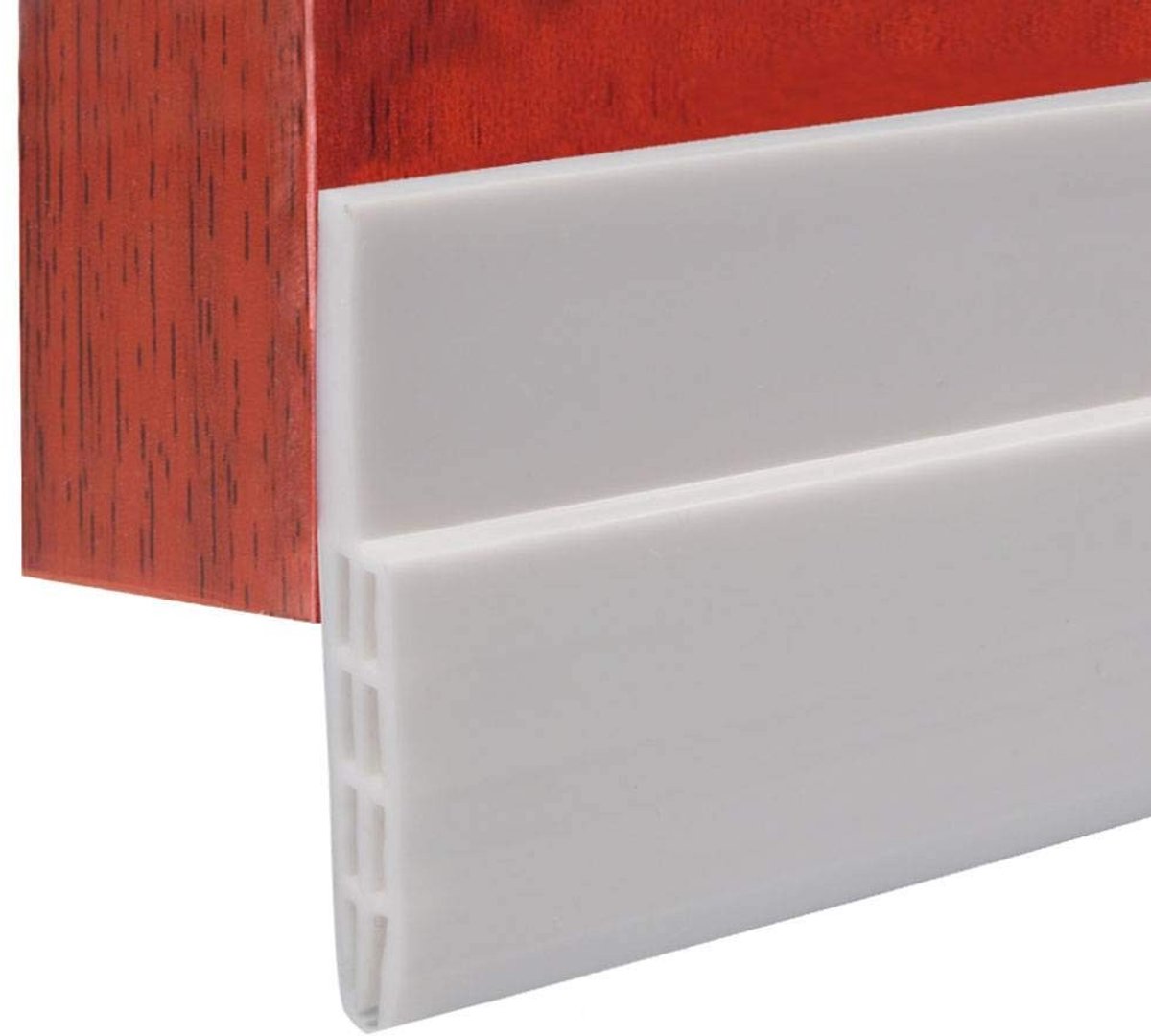 Dailygoody - Deur tochtstrip - Zelfklevende deurstopper - 100cm - Weerbestendig en geluidsisolatie - Wit - Geschikt voor binnen- en buitendeuren