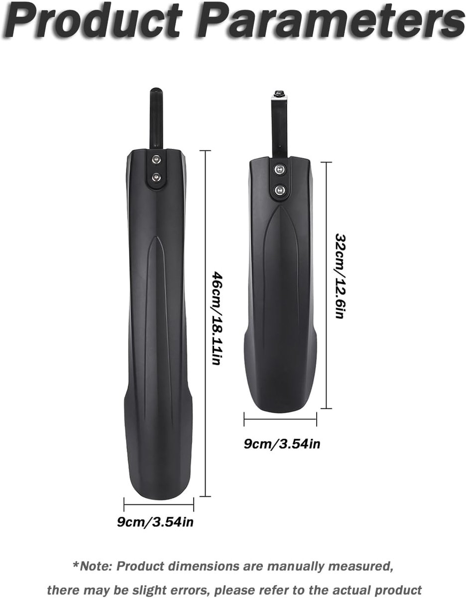 Fiets Spatbord voor Achter voor Cannondale Scalpel, Spatborden Set Universeel voor MTB en Racefiets, Fiets Accessoires Spatbescherming,A – foto 7