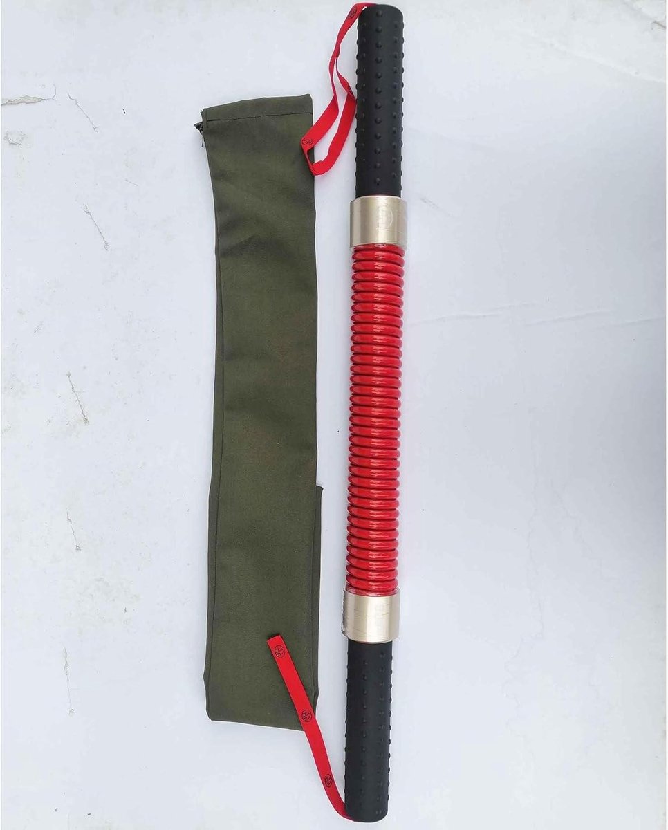 Kracht Twister - Arm Trainer - Bovenlichaam Trainen - Verstelbare Weerstand - Tot 130kg - Rood