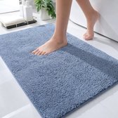 Casilin Badmat Antislip 60x90cm Havana - Waterabsorberende Badkamermat - Sneldrogend - 100% Katoen - Wasbaar - Blauw