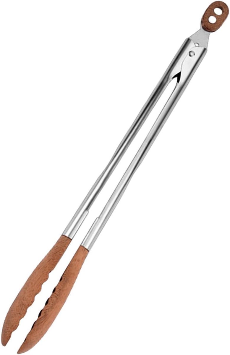 Saladetang - Keukentang - Eten Serveren - Hittebescherming - 38 cm - Zilver