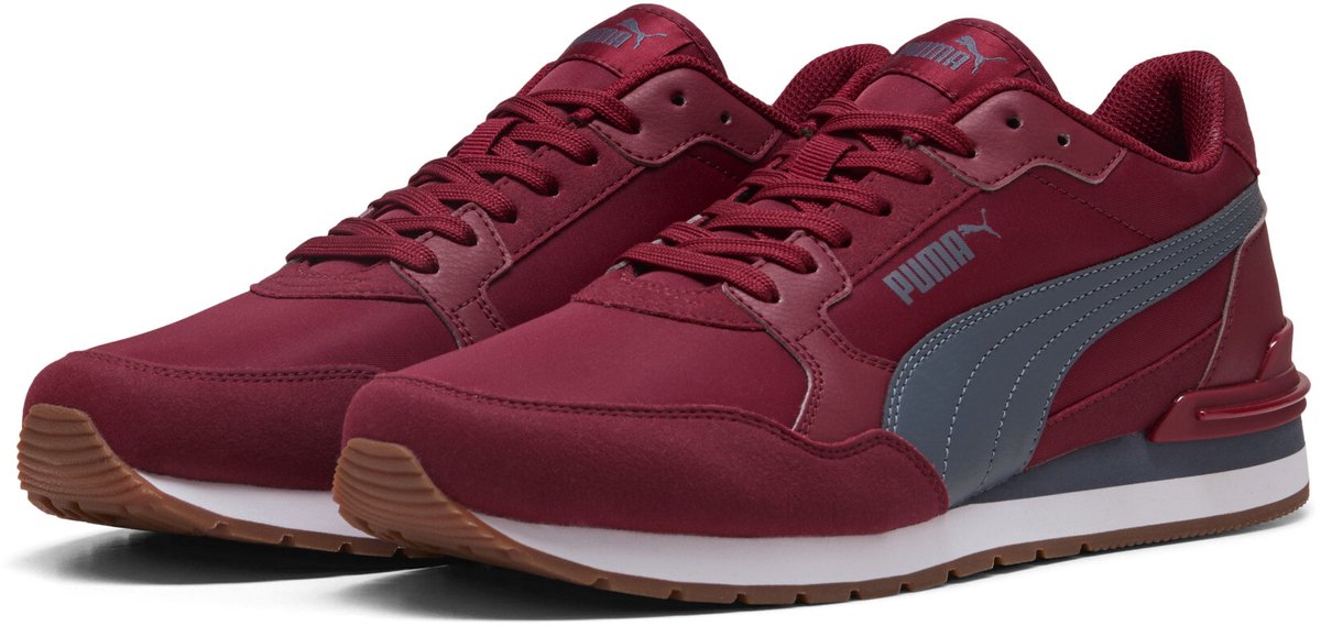 PUMA ST Runner v4 NL Unisex Sneakers Garnet Glow-Evening -PUMA -Gum Blauw