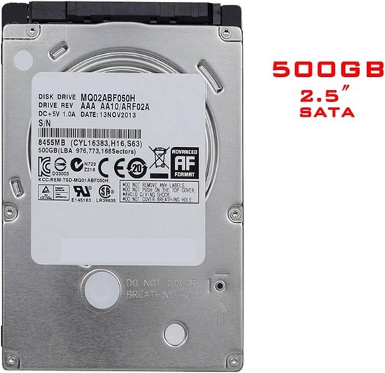 Interne Harde Schijf - HDD Schijf - Laptop Opslag - SATA 2.5 inch - 320 GB - Grijs — afbeelding 2
