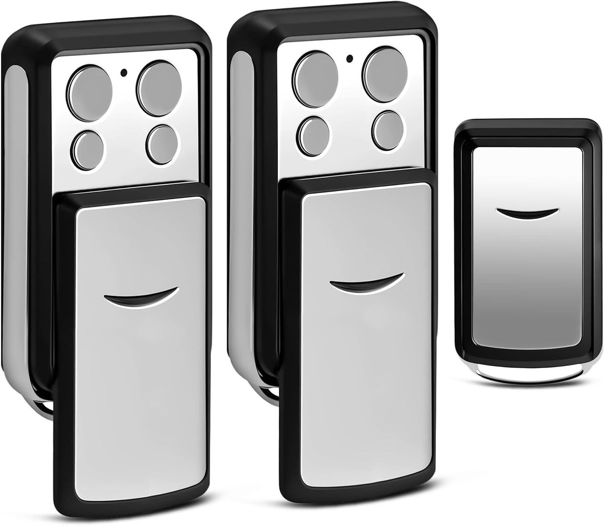 4-Kanaals Afstandsbediening voor Garagedeuren en Rolluiken, Vervangende Handzender, 868MHz, 2 Stuks