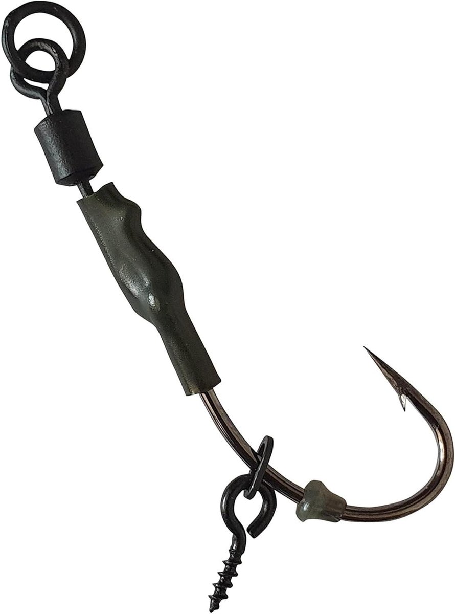 Karper Vis Set - Rig Set - Karper Vissen - Gemaakt van Weerbestendig Staal - 6 Stuks - N.v.t.