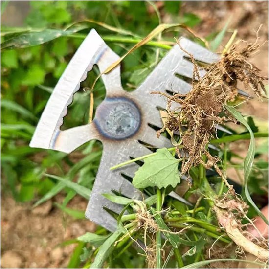 Onkruidverwijderaar Tool - Tuin Schop - Onkruid Wieden - 2-in-1 Ontwerp - 40 centimeter - Niet gespecificeerd — afbeelding 3