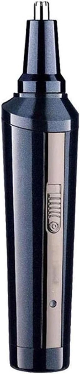 Neustrimmer Oortrimmer - Gezichtshaartrimmer Baardtrimmer - Ongewenst Haar Verwijderen - Dual-Edge Roterende Mesjes - 4 cm x 16 cm - Zwart