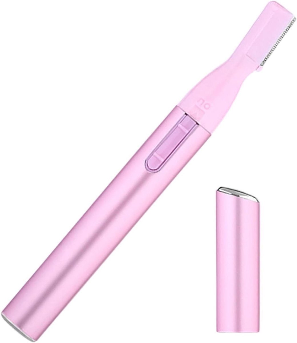 Elektrische Wenkbrauwtrimmer - Gezichtshaarverwijderaar Epilator - Precisie Trimmen - Huidvriendelijk Foliedesign - 50 g - Zilver