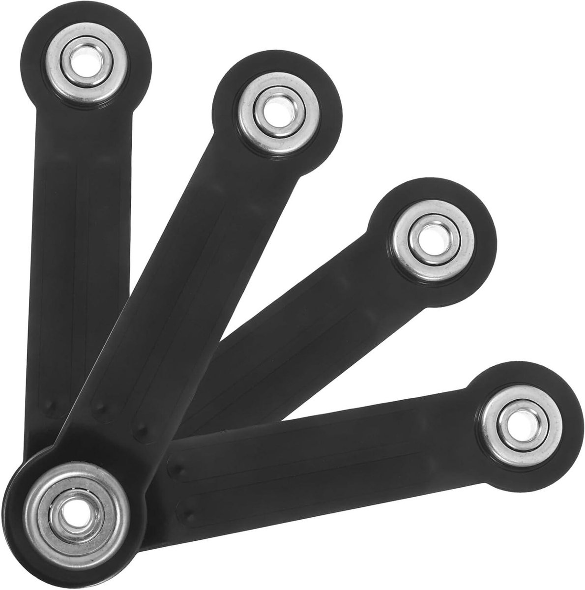 Schommelstoel Accessoires - Schommelbeugel Tuinbank - Meubels Repareren - Roestwerende Coating - 16x3.6x0.8CM - Zwart