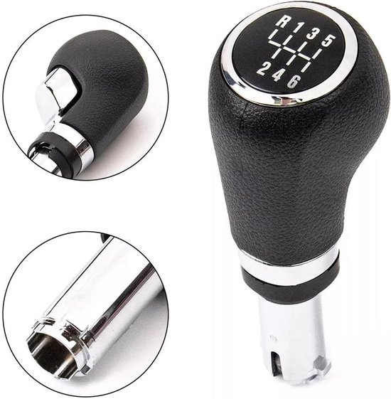 Versnellingspookknop - Schakelpook - Auto Rijden - Directe Vervanging - 10 x 10 mm - Zwart — afbeelding 2