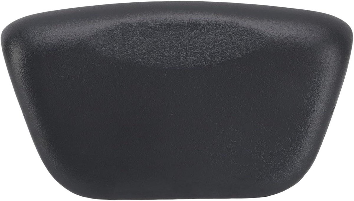 Badkussen - Spa Kussen - Ontspanning in Bad - Met Zuignappen - 26.5 cm - Zwart