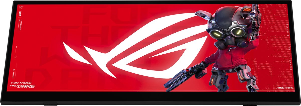 ASUS ROG Strix XG129C computer monitor 31,2 cm (12.3") 1920 x 720 Pixels LCD Touchscreen Zwart
