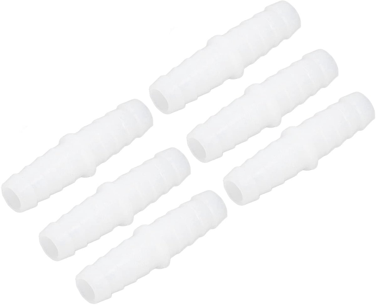 Dailygoody - Fitting met weerhaken - Plastic slangpilaar - Slijtvast en duurzaam - 9 mm door - Niet giftig voor aquarium - Geschikt voor aquaria - 10 ...
