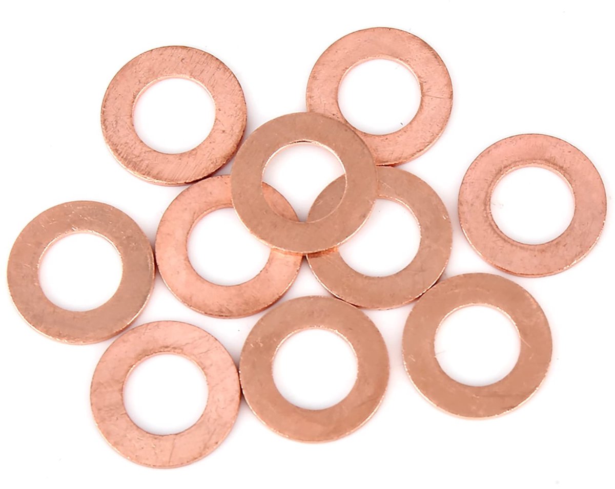 Dailygoody - Koperen afdichtringen - Set van 10 platte schijven - 12 x 22 x 1,5 mm - Duurzaam en veelzijdig - Ideaal voor afdichting - Geschikt v