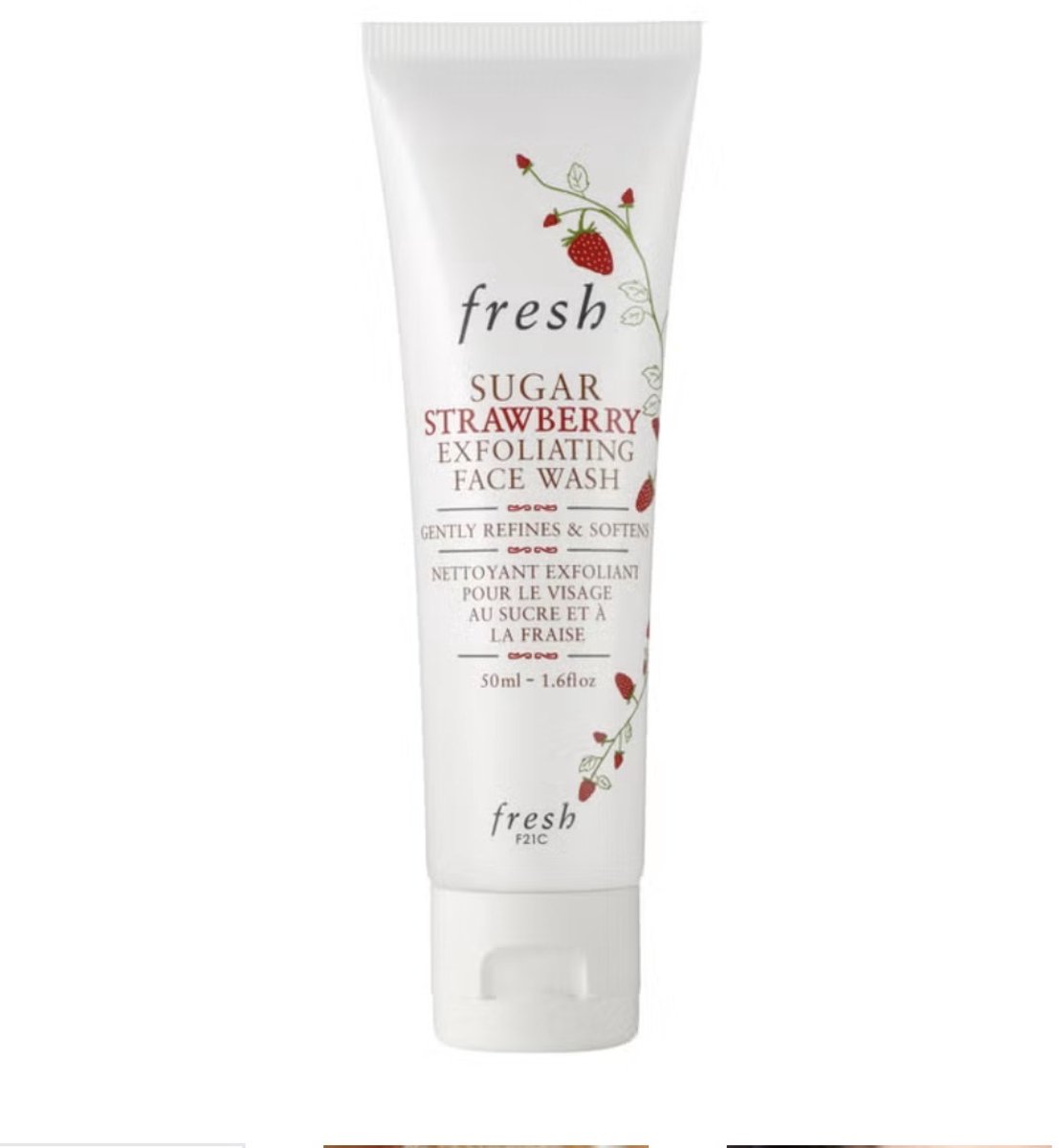 Fresh Sugar Strawberry Exfoliating Face Wash - 50ml