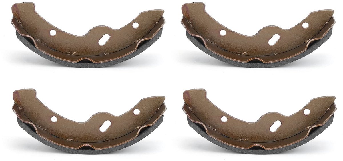 Dailygoody golfkar Remschoenen Set - vervanging remschoenen - hoogwaardige kwaliteit - 4 stuks - duurzame remprestaties - e...