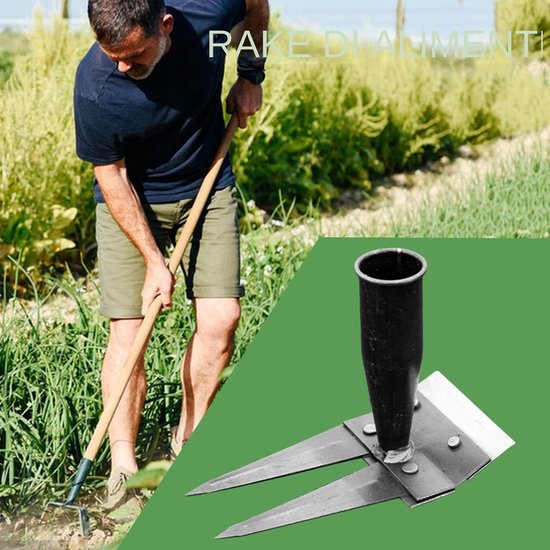 Onkruidgereedschap Multifunctioneel - Handmatig Onkruidverwijderaar - Gazon & Tuinonderhoud - Afneembare Structuur - Diverse Tand Opties van Merkloos	 — afbeelding 4
