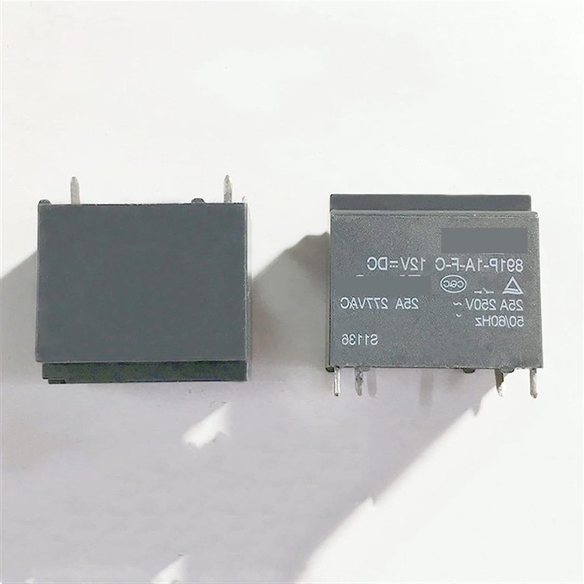 Elektromechanisch Relais - Overbelastingsrelais - Elektrische Controle - Normaal Gesloten Contact - 25A - Zwart