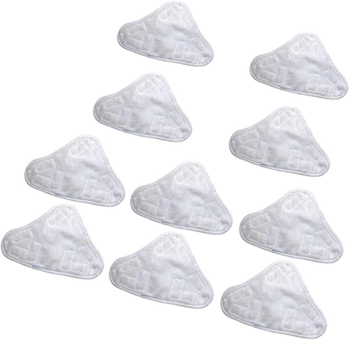 Stoomreiniger Pads - Microvezeldoeken Mop - Schoonmaken Huis - 10 Stuks Set - Standaard Maat - Wit