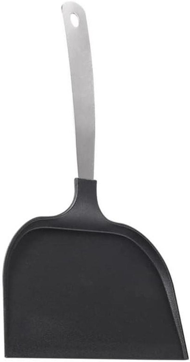 Pannenkoeken Schep - Spatel Turner - Omelet Bakken - Extra Breed Hoofd - 30 x 20 cm - Zwart