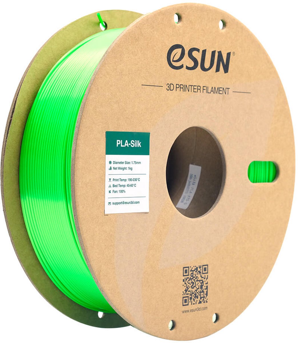 eSun ePLA-Silk Groen zijdeglans / Green 1 kg - 1.75mm - 3D printer filament