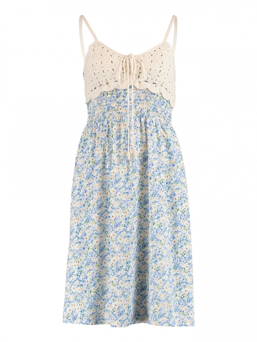 Hailys zomerjurk voor dames - Offwhite Flower M