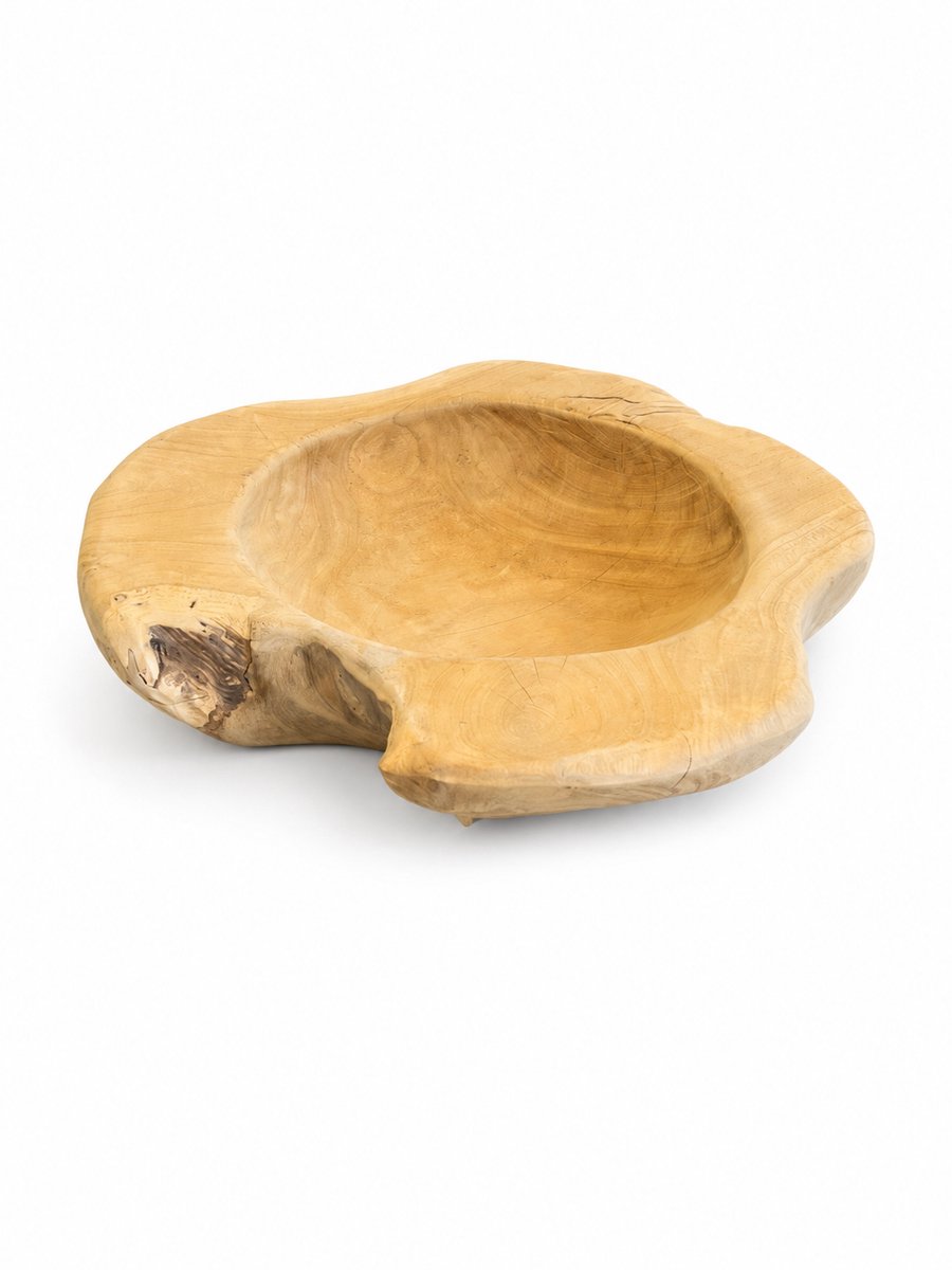 TeakOne - Fruitschaal - D40cm - Hout - Teak - Rond