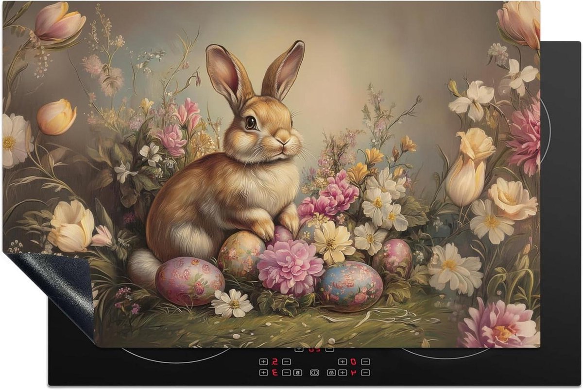 Inductie Beschermer - Kookplaat Mat - Keuken Decoratie - Unieke Foto Print - 80x52 cm - Haas Stilleven