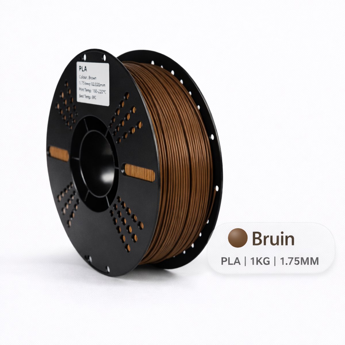 Koppelprint – PLA+ Filament – Bruin – 1.75mm – 1KG