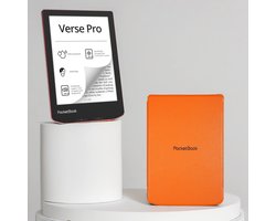 PocketBook Verse Pro e-reader Passion Red – 6 inch – 16 GB – waterdicht + Oranje Hoesje – voordeelbundel