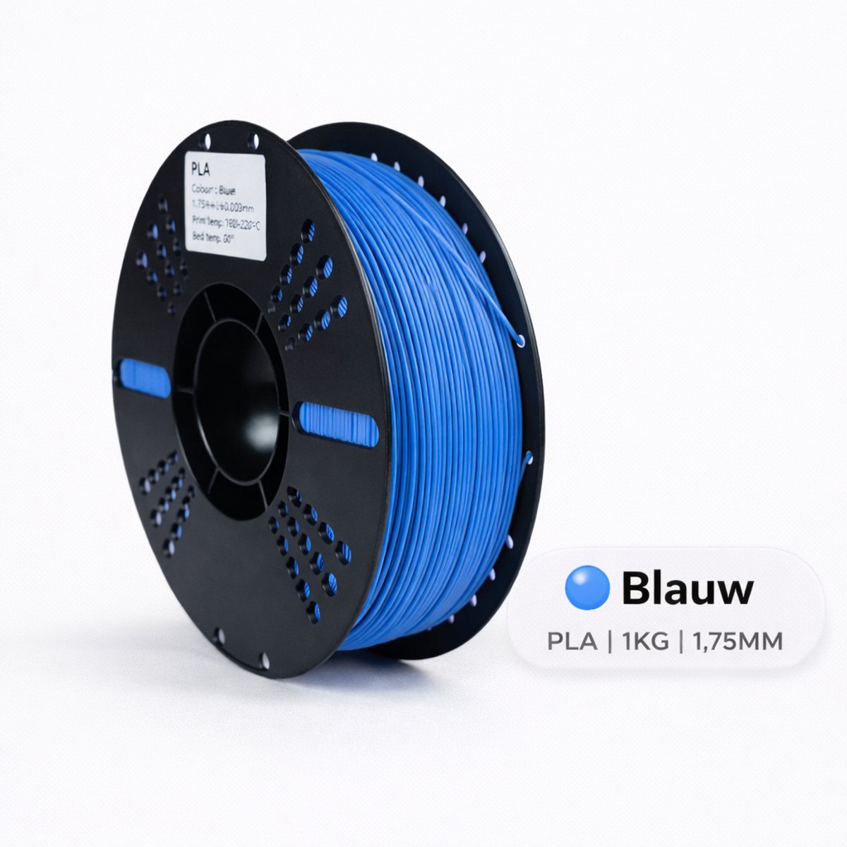 Koppelprint – PLA+ Filament – Blauw – 1.75mm – 1KG