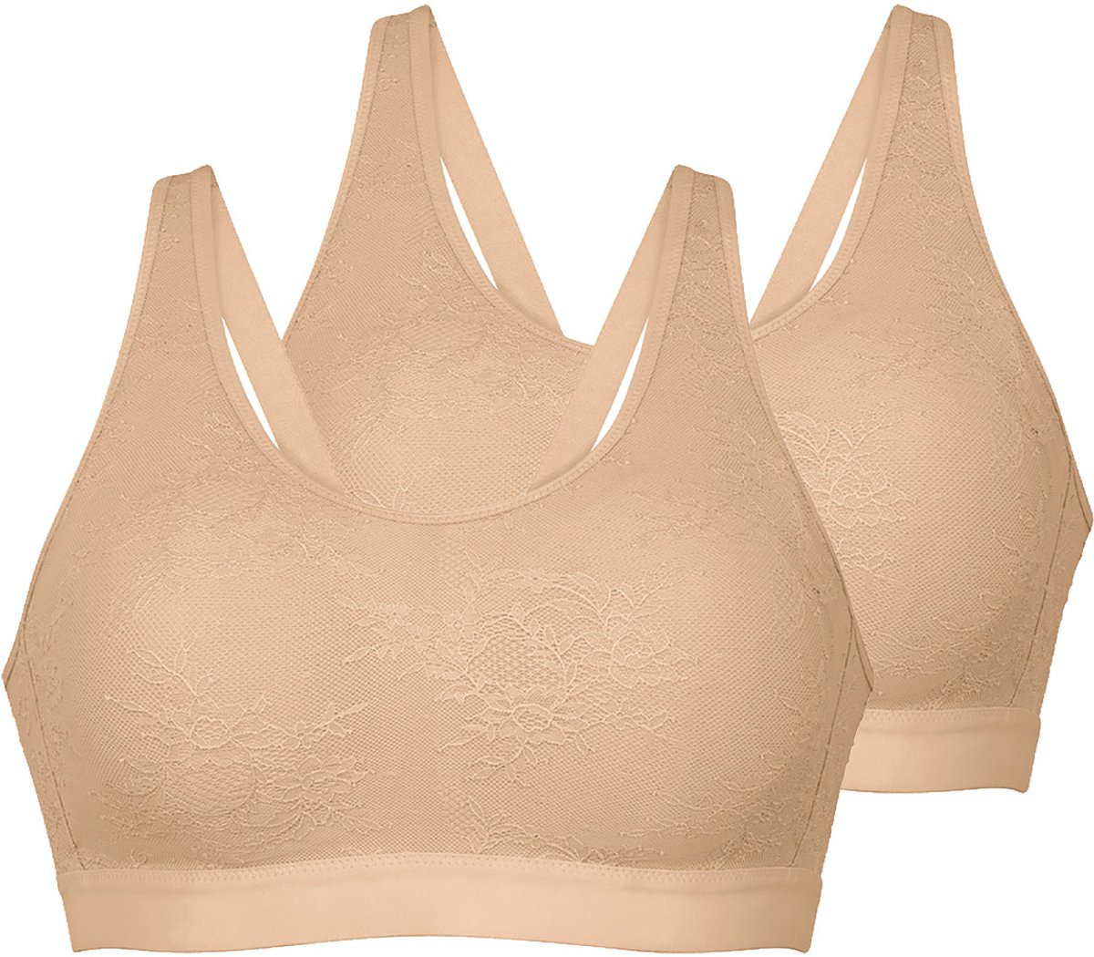 Anita bralette 2 pack Essential Lace Prothesen BH desert