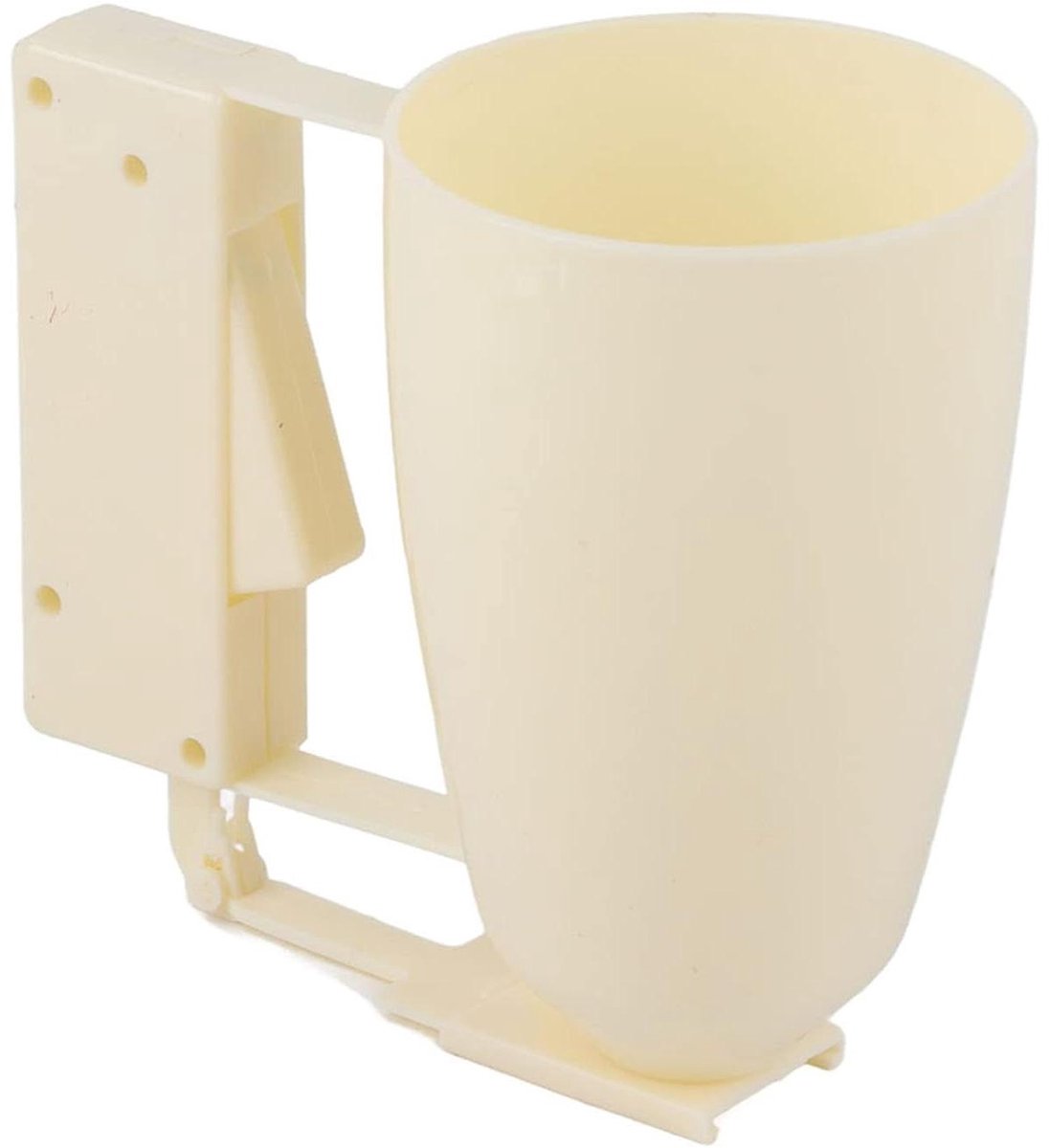 Beslag Dispenser - Cake Dispenser Pannenkoek Maker - Bakken en Koken - Voedselveilig ABS-kunststof - 16 cm - Wit