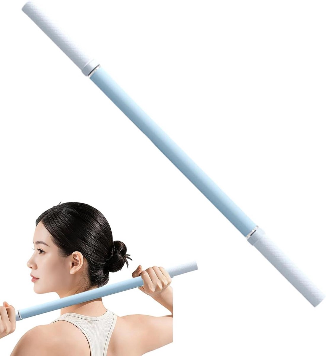 Massage Correctie Stok - Beeldhouwen Paal - Spierontspanning - Stalen Kern - 45 cm - Blauw