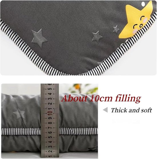 Japanse Vloermatras - Oprolbare Futon Tatami - Logeren Kamperen - Ergonomisch Ontwerp - 120 x 200 cm - Kleur — afbeelding 5